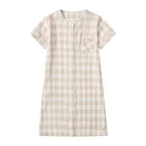 <span class=keywords><strong>Camicia</strong></span> <span class=keywords><strong>da</strong></span> <span class=keywords><strong>notte</strong></span> <span class=keywords><strong>da</strong></span> donna estiva in puro cotone garza manica corta <span class=keywords><strong>con</strong></span> bottone 3-pocket ampia girocollo casa media <span class=keywords><strong>camicia</strong></span> <span class=keywords><strong>da</strong></span> <span class=keywords><strong>notte</strong></span> - Product Image 3