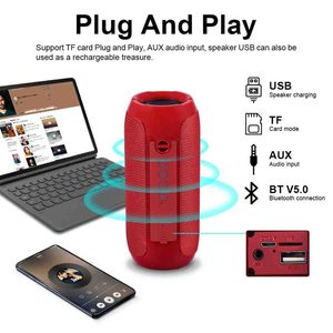 TG117 altoparlante esterno Mini Wireless BT sport impermeabile Subwoofer portatile dente blu Tf Card altoparlanti - Product Image 5