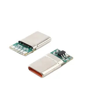 Fábrica personalizada vendas diretas Novo explosivo/TYPE-C16PIN5 core dados Laranja plástico mudo níquel totalmente compatível conector/terminal