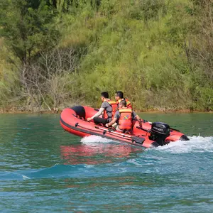 PVC gonfiabile barca di salvataggio/gonfiabile zattera di salvataggio per 4-6 prersons guida sul lago o fiume