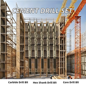 Professional 6mm Carbide Center Drill Bit Sets with Hexagon Shank for Masonry Concrete <b>Marble</b> Wood Ceramic Tile & Brick - Product Image 2