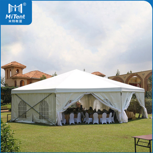 Tienda de campaña de aleación de aluminio para eventos de circo al aire libre, carpa poligonal redondo para fiesta, boda, diámetro de m - Product Image 2