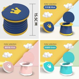 Baño Portátil Plegable para Bebés, Orinal de Viaje para Bebés, Orinal Infantil para Entrenamiento de Niños y Niñas, <span class=keywords><strong>Asiento</strong></span> de Inodoro para Niños - Product Image 4