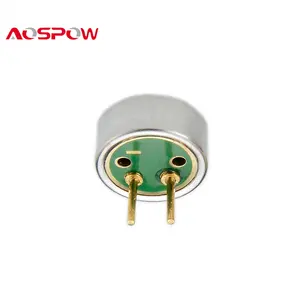 AOSPOW 6027 Electret Condenser Microphone Head Membrane For Guitar Pickup Earbuds Headphones Unidirectional Cartridge Capsule