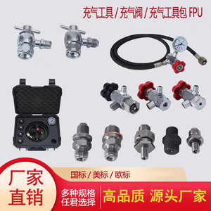 เครื่องมือเติมไนโตรเจน Aolier พร้อมเกจวัดแรงดัน 25/40MPa สายยางสำหรับบำรุงรักษาโช้คอัพ - Product Image 5