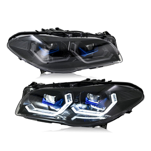 For 5 Series for 2011-2017 F18 528i 535i 550i M5 LED Headlight Assembly, <b>Plug</b>-and-Play Daytime Running <b>Light</b> Enhances Visibility - Product Image 1