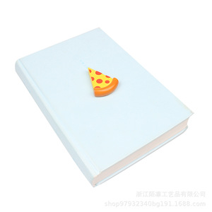 Cartoon Food Shape Pu Fidget Toy Pizza Book Sticker Slow <b>Rebound</b> Toy Gift For Kids 5 To 7 Years Unisex - Product Image 1