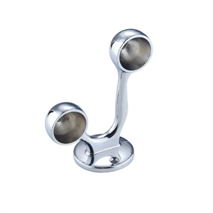 Kim loại mặt bích phụ kiện đường ống tủ quần áo ống phụ kiện phần cứng phụ kiện Sàn thép không gỉ tường tròn mặt bích Rèm thanh khung - Product Image 1