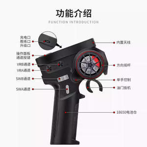 Bateau télécommandé HotRC China Airlines CT8B 8 canaux 2.4G avec récepteur, modèle de bateau RC contrôlé par pistolet pour la navigation en eau vive - Product Image 4