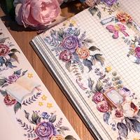 Rubans transparents en PET holographiques 3D personnalisés pour le junk journaling, le bullet journal, le scrapbooking et les fournitures artistiques