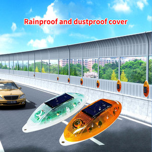 Indicateur de contour solaire bon marché Led lampe d'avertissement solaire pour la sécurité routière Led voyant d'avertissement solaire contour indiquant marqueur Lig - Product Image 6