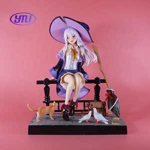 Bruja errante el viaje de Elaina <span class=keywords><strong>1</strong></span>/7 escala PVC figura de acción Anime FigureModel juguetes colección muñeca regalo - Product Image 2