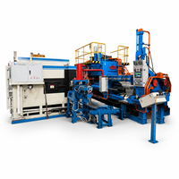Horno industrial de calentamiento de lingotes de aluminio multiestaca de 5000T, 80KW, 380V, con PLC, para prensas de extrusión en África