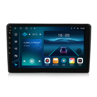 Autoradio de style tablette Android Krando pour Peugeot 107/206/301/307/308/407/408/607 Mise à niveau de l'écran de navigation GPS intelligent pour voiture