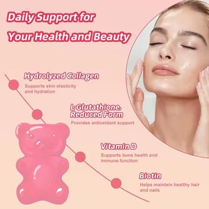 Gomitas Blanqueadoras de Piel con Vitaminas, Productos de Belleza <span class=keywords><strong>para</strong></span> Mujeres, Suplemento de Colágeno <span class=keywords><strong>para</strong></span> una Piel Radiante y Luminosa - Product Image 6
