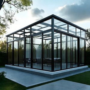 Pergola polyvalente avec panneaux de verre coulissants <span class=keywords><strong>pour</strong></span> solarium commercial et lieux de loisirs en plein air - Product Image 2