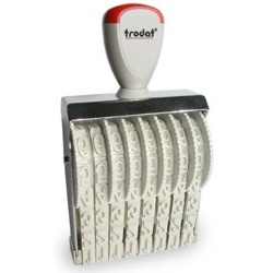 For Trodat Classic 15128 Number Band Stamp Flash Ink Pad for Office Use Durable Rubber Plastic and ABS Material