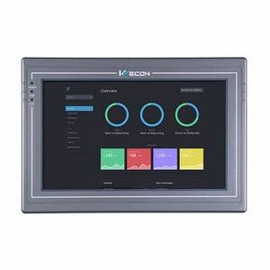 หน้าจอสัมผัส HMI <span class=keywords><strong>WECON</strong></span> ขนาด 10.2 นิ้ว ใหม่เอี่ยม ความละเอียด 800x480 ไฟแบ็คไลท์ LED ความสว่าง 300cd/m สำหรับระบบอัตโนมัติทางอุตสาหกรรม - Product Image 2