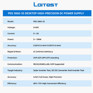 Alimentation programmable Loitest 0-60V 0-3A 180W avec contrôle SCPI avancé, faible EMI et large plage de tension d'entrée - Product Image 4