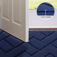Tapis de bain shaggy anti-déchirure, lavables en machine, avec adorable motif abeille, tapis de sol, tapis de maison, tapis de bain