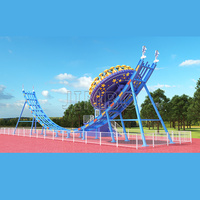 Équipement de parc d'attractions Ufo passionnant méga disco volant amusant manèges à thème divertissement équipement d'attraction extrême ufo
