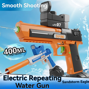 Pistola ad acqua elettrica a fuoco rapido per bambini Design Desert Eagle con forte Spray automatico e interruttore manuale pistole giocattolo - Product Image 5