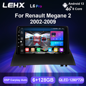 Lehx L6 Pro 8core 4g + 5G Wifi DSP xe đài phát thanh stereo cho Renault megane 2 2002 2009 Android 13 GPS NAVI Carplay Auto Car DVD Player - Product Image 2