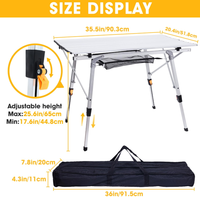 Table pliante légère et portable en gros, couleur personnalisée, pour camping en extérieur, salle de bain, cuisine, petit mobilier d'extérieur