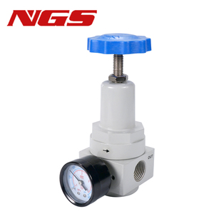 QTYH-8 10 15 25 50 1/4 3/8 1/2 2 inci tekanan tinggi Regulator udara katup pengukur pneumatik dengan 0 ~ 40 bar Inlet Port jenis fitting - Product Image 5