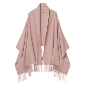 Sciarpa in Cashmere Tinta Unita con Motivo a Onde, Sciarpa Calda <span class=keywords><strong>e</strong></span> Trendy per Autunno <span class=keywords><strong>e</strong></span> Inverno, Regalo per Riunioni Annuali, Scialle di Fabbrica - Product Image 4