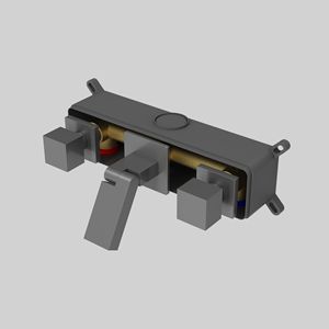 Functional <strong>Bathroom</strong> Vanity Cabinet with LED Mirror Feature Wall Mounted Tap and Storage Basin for Small <strong>Bathrooms</strong> - Product Image 4