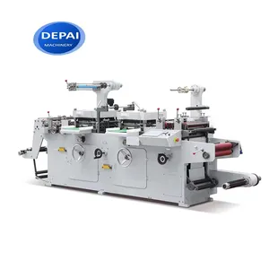 Roll to sheet Quick Speed Roll To Roll Flat Bed label die cut hot foil Label Cutter Die Cutting Machine