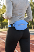 Sac banane de voyage en néoprène écologique avec logo personnalisé, sac ceinture et sac bandoulière, vente en gros, fabricant OEM