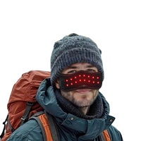 Masque nasal à LED rechargeable par USB avec 16 perles LED pour la thérapie par la lumière rouge