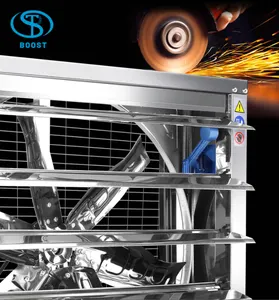 BOOST 50 Inch Siemens Motor Poultry Solar Fans Industrial Exhaust Fan For Livestock Pig Farm/greenhouse