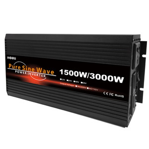 Inversor de Corriente HOULI de 1500w 3000 Vatios de Onda Sinusoidal Pura, Montado en Vehículo, Conversión de 12v a 220v, Inversor Fuera de la Red, Inversor de 12v CC a CA - Product Image 1