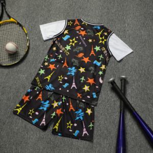 Camisetas de baloncesto de secado rápido, conjuntos de camisetas deportivas personalizadas para adultos y niños, uniformes de entrenamiento de equipo transpirables impresos gratis - Product Image 1