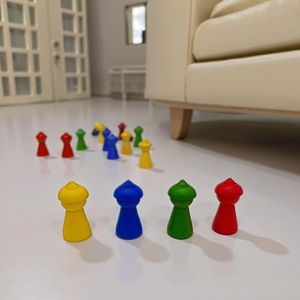 Детские экологически чистые деревянные шахматные фигуры, летающие шахматные фигуры и шашки - Product Image 6