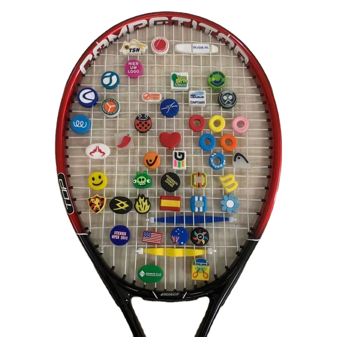 8 Smorzatori Per Racchetta Da Tennis E Badminton – Antivibranti, Riduci Vibrazioni, Gommini Assorbenti - 5