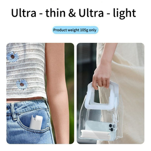 <b>Mini</b> Foldable Handheld Fan Portable Multi-functional Emergency Power Bank Small Electric Fan Gift Type-C 3-Speed Outdoor 2000mAh - Product Image 6