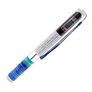 Termometer Daging Digital, Termometer Makanan Bacaan Instan dengan <span class=keywords><strong>Probe</strong></span> Baja Tahan Karat untuk Dapur, BBQ, Panggangan, Susu, Bir, Memasak - Product Image 5