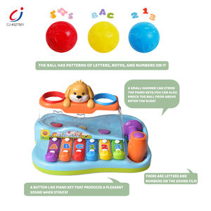Chengji bébé jouets boule roulante coulissante marteau <span class=keywords><strong>battant</strong></span> balle main frapper Piano marteau et balle goutte jouets - Product Image 4