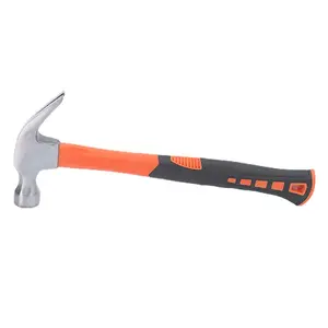 JOINWIN 26.4 ounces 21mm 23mm 25mm 27mm 29mm british american type of claw hammer with steel tubular handle