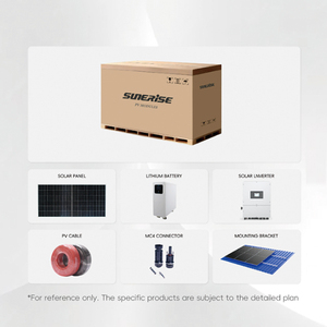 Système d'énergie solaire écologique en gros, 6 kW, 10 kW, 12 kW, ensemble complet de systèmes d'énergie solaire hybrides - Product Image 3