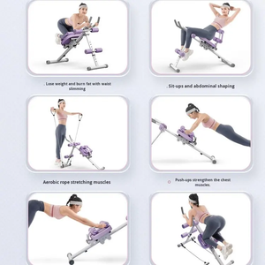 Máquina de Abdominales Plegable, Portátil y Multifuncional para Gimnasio en Casa, Rodillo para Ejercicios de Core, Equipo de Fitness para Moldear el Cuerpo - Product Image 4