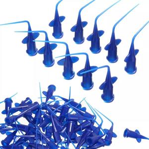 100 Piezas de Puntas de Aguja para Jeringa de Irrigación <span class=keywords><strong>Dental</strong></span> Manual, Puntas de Irrigador Desechables de 0.25mm, Plástico Médico - Product Image 6