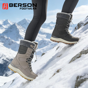 Zapatos de Invierno para Mujer, Impermeables, de Nubuck y Malla, Acolchados, para Clima Frío, Viajes, Senderismo en la Nieve, Venta al Por Mayor en China - Product Image 2
