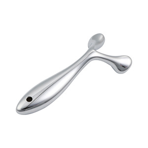 Strumento Raschietto in Metallo per Naso, Collo e Viso, Bastoncino Massaggiante per <span class=keywords><strong>Occhi</strong></span>, Strumento per Raschiatura e Stimolazione dei Punti di Agopuntura, Bastoncino a Rullo per Bellezza del Naso - Product Image 2
