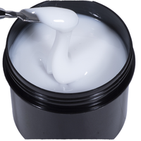 1KG Gel UV blanc laiteux pour ongles, Gel de construction pour extensions plus résistant, Qualité très bonne, Rose clair, Recharge de matière première 1000ML