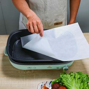 Papier sulfurisé double face réutilisable en silicone de qualité alimentaire, résistant à la graisse et au four, pour pain, sucre, sushis - Product Image 5